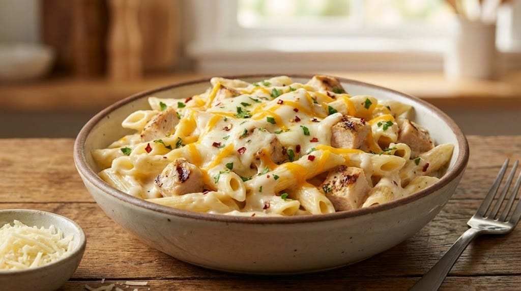 Cheesy Chicken Pasta
