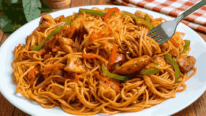 Spicy Chicken Spaghetti