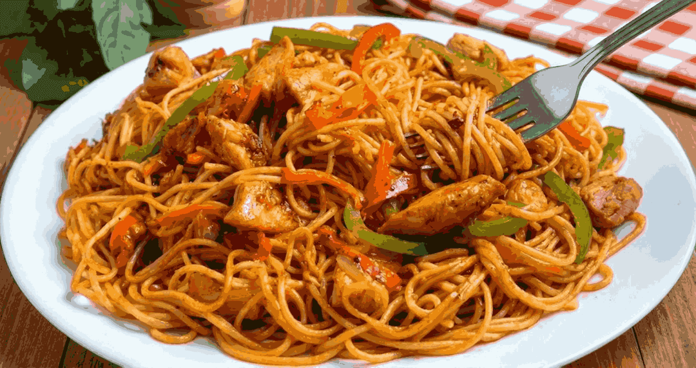 Spicy Chicken Spaghetti